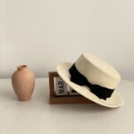 Bow Japanese Style British Style Western Style French Retro Flat-brimmed Cap - Image 9