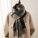 Thick Warm Outer Shawl Tassel South Korea Artificial Cashmere Scarf - Image 7