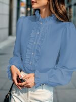Elegant Ruffle Blouse - Image 9