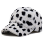 Fashion Leopard Fleece Baseball All-matching Peaked Cap - Image 9