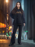 Fashionable Solid Color Long Sleeved Printed Hoodie For Both Men And Women - Image 8