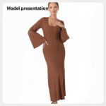 Women's Fashion Simple Solid Color Dress - Image 10