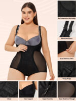 Shapewear Bodysuit Tummy Control Slim Body Shaper - Image 9