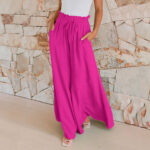 Loose Summer Wide Female Draped Casual Pants - Image 5