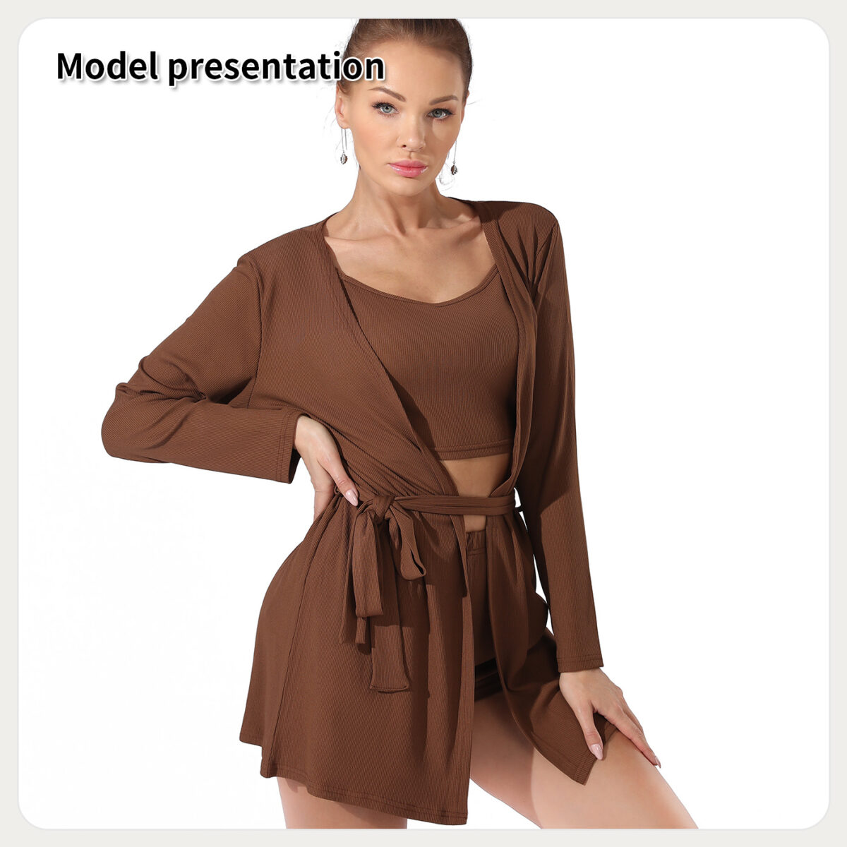 Women's Fashion Simple Solid Color Suit - Image 8
