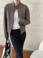 Locomotive Style Stand Collar Temperament Wild Jacket - Image 6