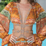 Women's Floral Large Hem Dress - Image 10