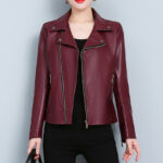Leather Jacket Versatile Short Coat - Image 3
