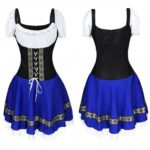 Halloween Maid Uniform Barmaid Dresses - Image 2