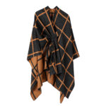 Women's Fashion Gingham Check Warm Scarf - Image 9