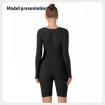 Women's Fashion Simple Solid Color Bodysuit - Image 7