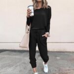 Two-piece Long Sleeved Harem Pants - Image 2