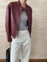 Locomotive Style Stand Collar Temperament Wild Jacket - Image 7