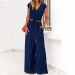 High Waist Slim-fit Wide-legged Pants Suit - Image 2