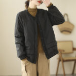 Retro Cotton Padded Thickened Cotton-padded Jacket Short Coat - Image 3