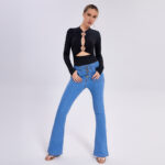 2023 New Sexy Metal Slim Design Sense Bottom Tops - Image 6