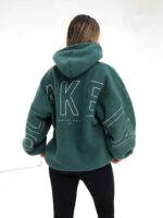 Women's Simple Loose Embroidered Lamb Fleece Coat - Image 9
