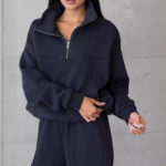 Y2K Winter Jogging Women Two Piece Set Female Zipper Coat Casual Pants Tracksuit Autumn Jacket Fashion Contrast Sport Wear Set - Image 5