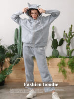 Women's Long Sleeved Hoodie Set - Image 2
