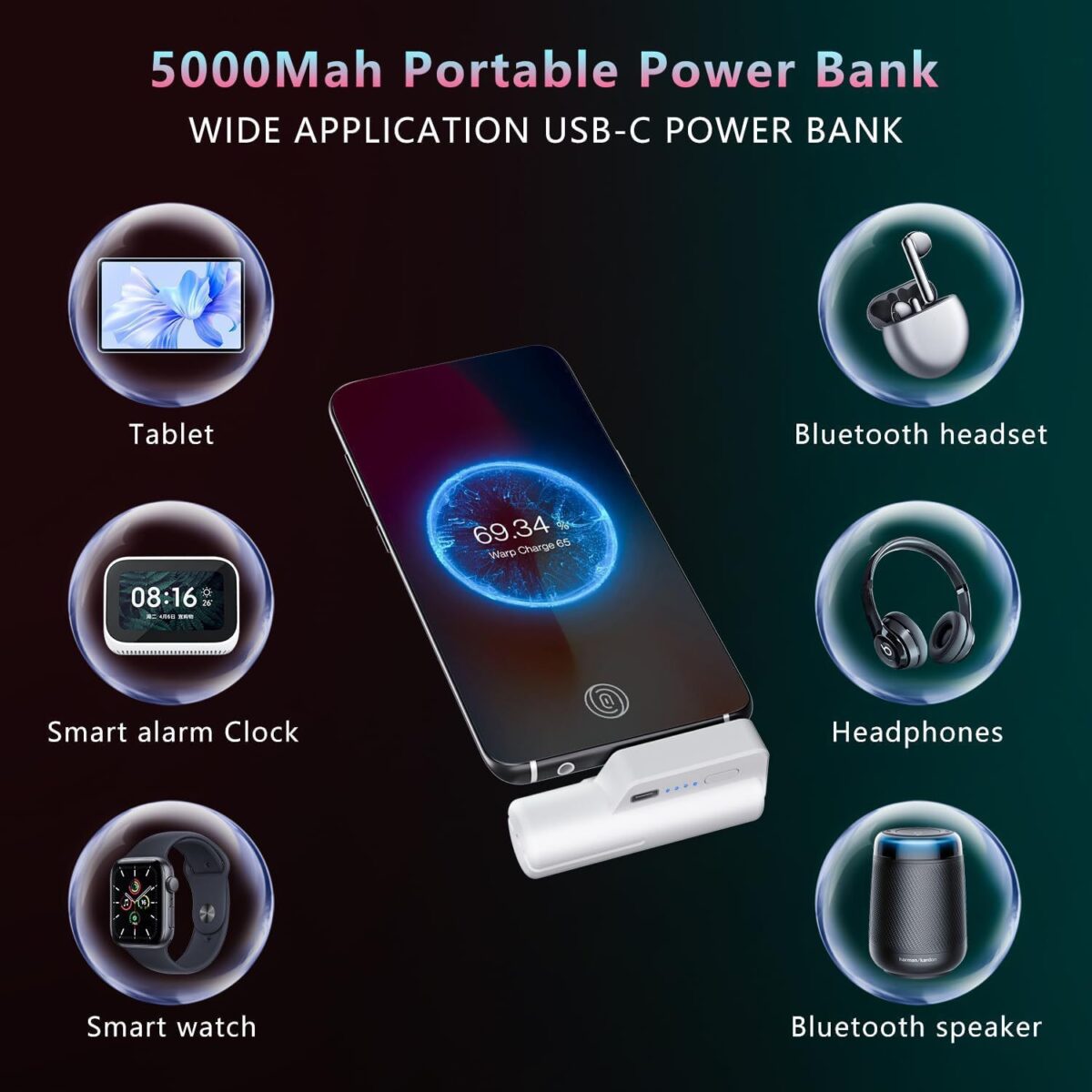 Head Wear Power Bank Game Extended Endurance Portable VR Accessories - Image 5