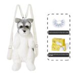 Schnauzer Artificial Dog Backpack Cartoon Puppy Doll - Image 8
