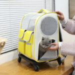 Pet Trolley Bag Cat Bag Large Capacity Portable Breathable Backpack - Image 2