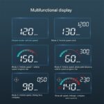 Head-Up Display Car GPS Universal Speed Compass HD Projector E-dog Version - Image 2