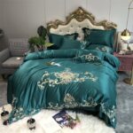 Four-piece Wedding Bedding Is Happy To Be Newly Married By Red Embroidery - Image 2