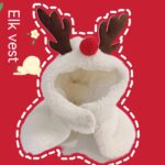 New Year's Antler Christmas Tree Pet Cat Ornaments - Image 3