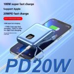 Mini-portable With Cable 20000 MA Power Bank PD225W Mobile Power Supply - Image 4