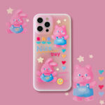 Fashion Creative Love Flower Bear Rabbit Phone Case - Image 5
