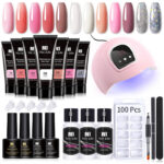 Popular 15ml Crystal Extended Glue Free Paper Cups Quick-drying Long-lasting Extended Glue Set Manicure Extended Glue - Image 2