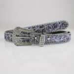 Rhinestone Women's I-style Thin Belt Fashion Personality - Image 8