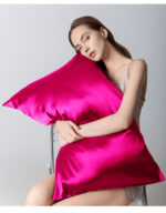 Double-sided Silk Sleeping Envelope Solid Color Single Pillow Case - Image 6