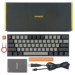 Key Mechanical Keyboard Two Colors Key CAP Computer E-sports Game MonochromeRGB Light - Image 4