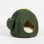 Cactus Cat Bed Warm Enclosed Kitten And Dog Nest Deep Sleep Comfort Mat  Pets Tent Cozy Cave  Indoor Pet Supplie - Image 7