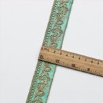 New 3cm Wide 10 Colors Ethnic Style Laciness Chiffon Bottom Golden Strand Embroidery Clothing Collar Accessories - Image 9