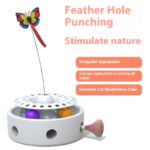 Pet Electric Three-in-one Cat Turntable Cat Butterfly Flying Feather Excavator Smart - Image 3