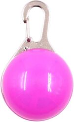 LED Luminous Pet Round Pendant Luminous Dog Tag Pet Charm Dog Flashing Tag Dog Collar Light, Suitable For Pets To Walk At Night - Image 3