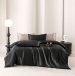 Silk Four-piece Set 19 M Pure Color Pillowcase - Image 8