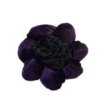 Solid Color Performance Dance Velvet Headband With Hair Mesh Bag - Image 5