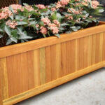 Solid Wood Flower Box Commercial Street Landscape Road Plant Flowerpot Container - Image 4