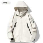 Single-layer Outdoor Shell Jacket Thin Windproof Waterproof Mountaineering Suit - Image 8