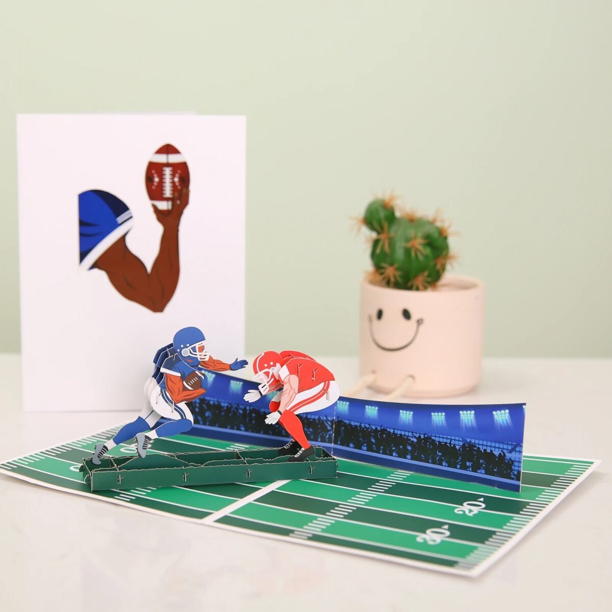 Original New 3D Stereoscopic Greeting Cards Handmade Paper Carving - Image 1
