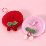 Pet Cat Wool Painter Bud Small Hat - Image 8