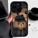 Cool Cute Bear Phone Case Cute Personality - Image 3