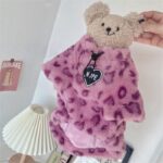 Thick Plush Cat Clothes Warm Pet Hoodie - Image 3