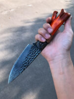 Indian Hand Forged Patterned Steel Knife - Image 2