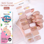 Japanese Style Nail Beauty Gel Stickers Semi-curing French Gel - Image 3