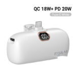 Pocket Portable Capsule Power Bank With Interface - Image 9